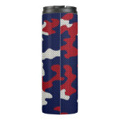 Arizona Desert Camo red blue red Thermosbecher (Rückseite)