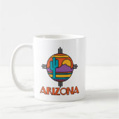 Arizona Desert Mandala Kaffeetasse (Links)