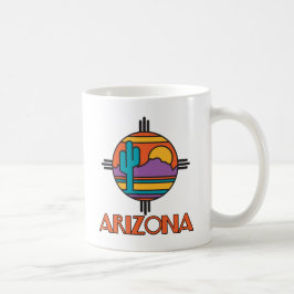 Arizona Desert Mandala Kaffeetasse