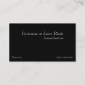 Arizona Desert Sahuaro Cactus Business Card Visitenkarte (Rückseite)