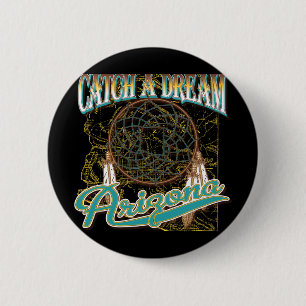 Arizona Dream Catcher Button