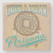 Arizona Dream Catcher Steinuntersetzer (Vorderseite)
