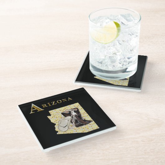 ARIZONA DREAM GLASUNTERSETZER (Schrägansicht)