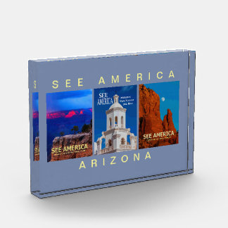 Arizona Drei Plakate Foto Block "See America"