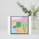 Arizona: Ein Gated Community Funny Gifts & T-Shirt Postkarte (Stehend Vorderseite)