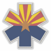 Arizona EMS Star of Life Aufkleber (Vorderseite)