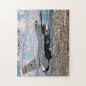 Arizona F16-Kampfjet. Puzzle (Vertikal)
