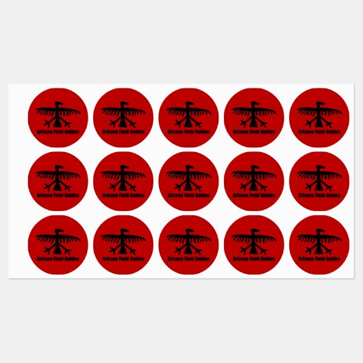 Arizona Feldführer Wasserdichte Aufkleber (Blatt)