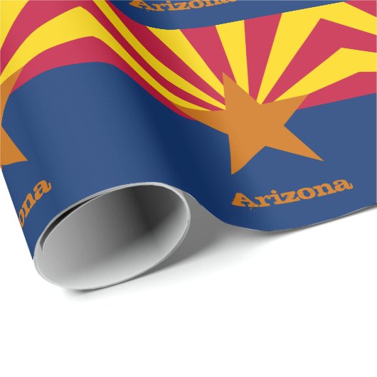 Arizona Flag & Arizona gibt Geschenke Amerika /Spo Geschenkpapier (Rolleneckpunkt)