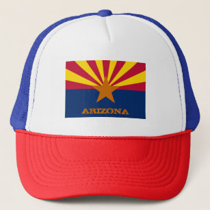 Arizona Flag & Arizona Staat USA Fashion/Sport Fan Truckerkappe