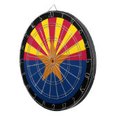 Arizona Flag Dartboard & Arizona / USA Spielbrett Dartscheibe (Vorderseite rechts)