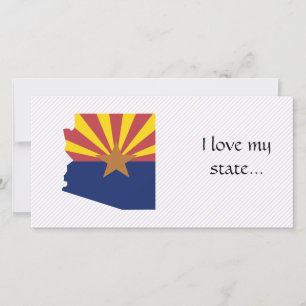 Arizona Flag Karte
