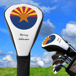 Arizona Flag & Mit Monogramm Golf Clubs deckt die  Golf Headcover
