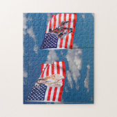 Arizona Flag Monument Valley. Puzzle (Vertikal)