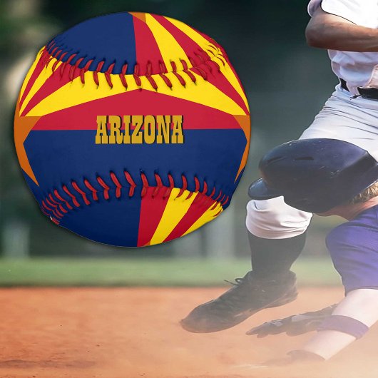Arizona Flag, Name, Arizona sport /Baseball Balls Baseball