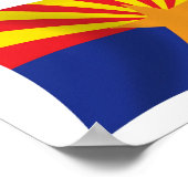 Arizona Flag Poster Print (Ecke)