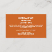 Arizona Flag & Siegel, Flagge von Arizona Visitenkarte (Rückseite)