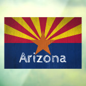 Arizona Flag Star Fensteraufkleber (Blatt 3)