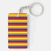 arizona flag stripes USA united states america col Schlüsselanhänger (Rückseite)