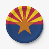 Arizona Flag Teller, Party, Sport, Arizona Pappteller (Vorderseite)