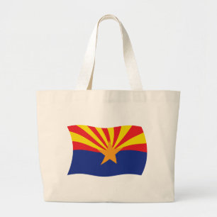 Arizona Flag Tote Bag Jumbo Stoffbeutel