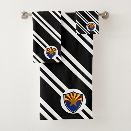 Arizona-Flagge Badhandtuch Set (Insitu)