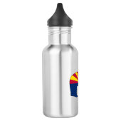 Arizona-Flagge Bär Edelstahlflasche (Links)