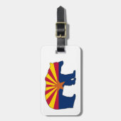 Arizona-Flagge Bär Gepäckanhänger (Vorderseite vertikal)