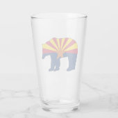 Arizona-Flagge Bär Glas (Rückseite)