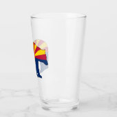Arizona-Flagge Bär Glas (Links)