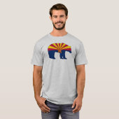 Arizona-Flagge Bär T-Shirt (Vorne ganz)