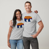 Arizona-Flagge Bär T-Shirt (Unisex)