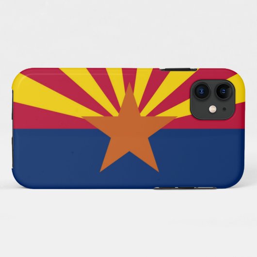 Arizona-Flagge Case-Mate iPhone Hülle (Rückseite (Horizontal))