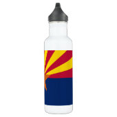 Arizona-Flagge Edelstahlflasche (Rechts)