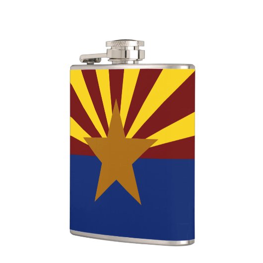 Arizona-Flagge Flachmann (Links)