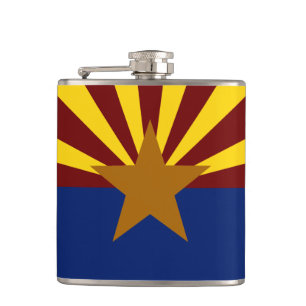 Arizona-Flagge Flachmann