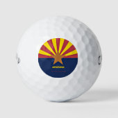 Arizona-Flagge, gekennzeichnet Golfball (Vorderseite)