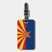 Arizona-Flagge Gepäckanhänger (Vorderseite vertikal)