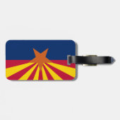 Arizona-Flagge Gepäckanhänger (Rückseite horizontal)