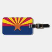 Arizona-Flagge Gepäckanhänger (Vorderseite horizontal)