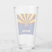 Arizona-Flagge Glas (Rückseite)
