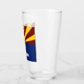 Arizona-Flagge Glas (Links)