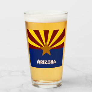 Arizona-Flagge Glas