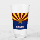 Arizona-Flagge Glas (Vorderseite)