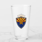 Arizona-Flagge Glas (Rückseite)