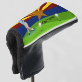Arizona-Flagge Golf Headcover (3/4 Vorderseite)