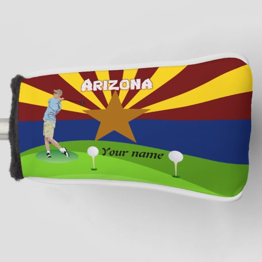 Arizona-Flagge Golf Headcover (Vorderseite)