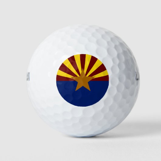 Arizona-Flagge Golfball (Vorderseite)