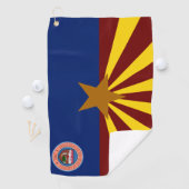 Arizona-Flagge Golfhandtuch (Insitu)