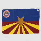 Arizona-Flagge Golfhandtuch (Horizontal)